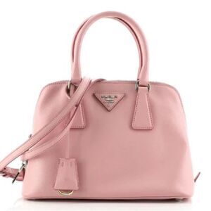 Prada Matinée Promenade handbag Saffiano Lux leather in Orchidea Pink BL0838
